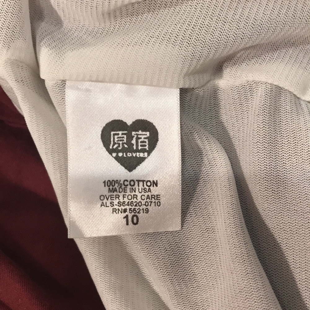 Rare Girl’s Harajuku top, Sz 10 (May fit 7/8y to 12y) - Picture 5 of 9